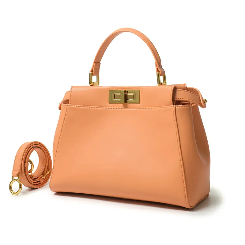 Wholesale luxury designer ladies purses shoulder and cross body bags genuine leather Hot Selling Woman Cowhide Handbag