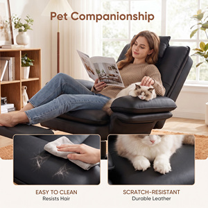 Modern PU Leather Ergonomic <b>Swivel</b> <b>Office</b> <b>Chair</b> Headrest Adjustable Height Stainless Steel Base Home <b>Office</b> Hotel School - Product Image 3