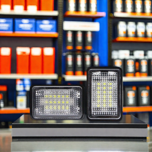 Lámpara de matrícula LED aprobada por Emark, luces de etiqueta de matrícula exterior de coche, montaje de bombillas traseras, ajuste directo para Benz GLK X204 - Product Image 6