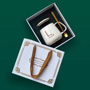 Maxfree Tasse en céramique créative exquise avec cuillère, cadeau festif/tous types de cadeaux de fêtes - Product Image 6