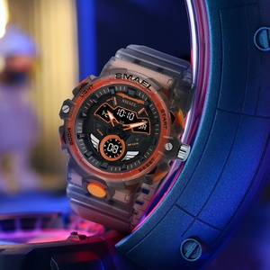 Reloj Analógico de Doble Hora SMAEL 8085, Moderno y Personalizado, Relojes Deportivos Digitales para Hombre - Product Image 2