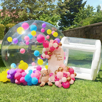 Maison à bulles extérieure intérieure de 3/4/5 m, tente pour fête d'enfants, ballon rond en cristal pour fête