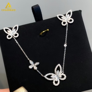 American 18K Gold Fine Jewelry Sets <strong>Diamond</strong> <strong>Tester</strong> Pass <strong>Moissanite</strong> Pendants &amp; Charms Fashion Jewelry - Product Image 2