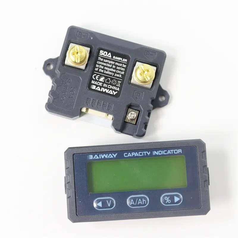 TY23 Tester batteria 8V-120V 50A Coulomb contatore indicatore capacità batteria Lifepo4 Coulometer LCD voltmetro