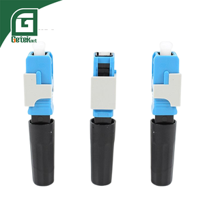 GETEKnet OEM ODM FTTH Connecteur rapide optique en céramique bleue SC UPC pour FTTH, garantie 10 ans - Product Image 3
