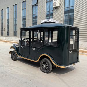 Voiture électrique de tourisme rétro RSY-A8 PLUS 4200x1520x1980mm 8 11 14 places, navette pour hôtel et excursions - Product Image 2