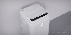 Climatiseur portable 9000 Btu avec fonction WIFI en option, intelligent, mobile, de haute qualité - Product Image 6