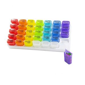 Hot Sale 31 Compartments Organizer Keyboard Shape Weekliy <b>Tablet</b> Sorter Box Stock Pill Box - Product Image 2