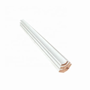 Cornisa de pino interior de buena calidad, moldura de corona imprimada blanca, cubierta de MDF - Product Image 2