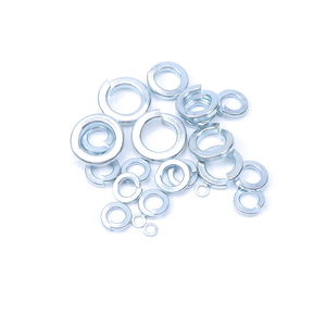 Rondella primavera a molla in acciaio 6-36mm in zinco blu e bianco, - Product Image 4