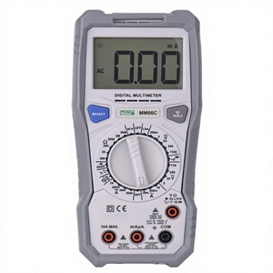 Multimètre numérique portable Value+ MM66C 1000V 1A/10A VDE à charge inductive avec fusible, True RMS, protection CAT III 1000V, 2000 points de lecture - Product Image 1
