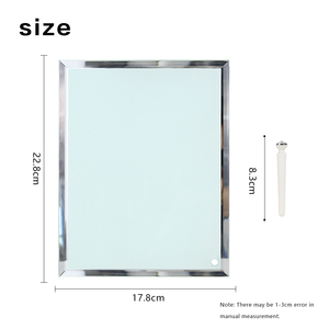 Ventes en gros de supports vierges pour sublimation, transfert thermique personnalisé d'images <span class=keywords><strong>sur</strong></span> <span class=keywords><strong>cadre</strong></span> en <span class=keywords><strong>verre</strong></span>, cadeau de la Saint-Valentin avec votre design - Product Image 3