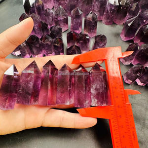 Haute Qualité En Gros Naturel Améthyste Cristal <span class=keywords><strong>Baguette</strong></span> Améthyste Point Pour Vente - Product Image 6