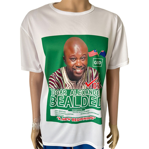 Camiseta de Manga Corta Unisex para Campaña Electoral, Personalizada con Impresión, Precio Bajo, Venta al Por Mayor del Fabricante 2025, Sudáfrica - Product Image 4