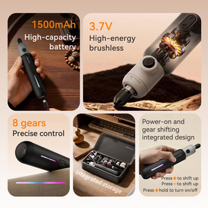 Stylo de gravure 18W Vmyth <span class=keywords><strong>IPen</strong></span> E3, moteur sans balais, 8 vitesses 22000 tr/min, Type-C 1500 mAh, 65 embouts, pour bijoux, bois, bricolage - Product Image 4