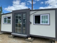 Maison modulaire extensible à double aile de qualité supérieure, villa spacieuse à 3 chambres pour l'hébergement touristique