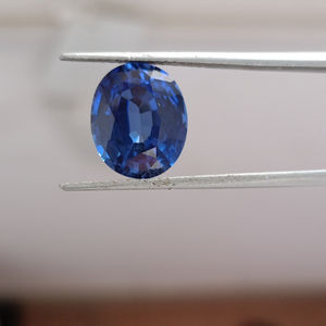 Zafiro Azul Cultivado en Laboratorio, Corte Redondo, Gema Suelta de Calidad Premium para Joyería Fina, para la Elaboración de Joyas - Product Image 1