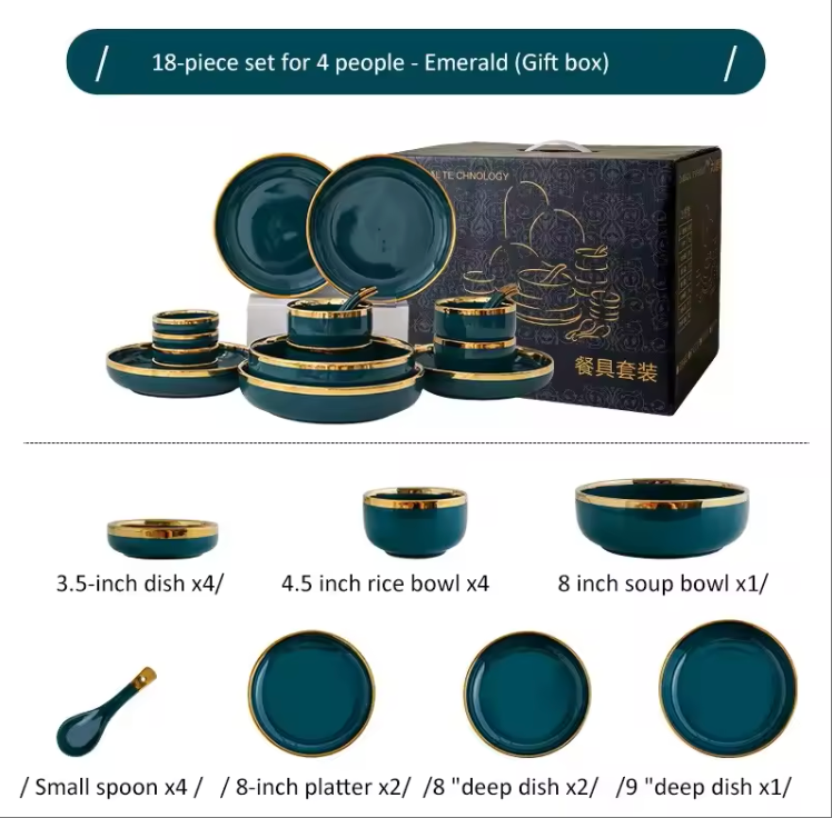 18 piece set