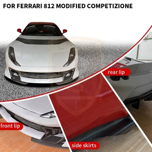 Best Quality Dry Carbon Fiber Competizione Style Body Kit for Ferrari 812 Front Rear Bumper <b>Engine</b> <b>Hood</b> Spoiler Bodykit - Product Image 3