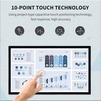 Monitor Táctil Interactivo Capacitivo Touchwo de 43, 55, 65 y 75 Pulgadas con Pantalla 4K, Doble Sistema Operativo, para Educación Comercial, USB