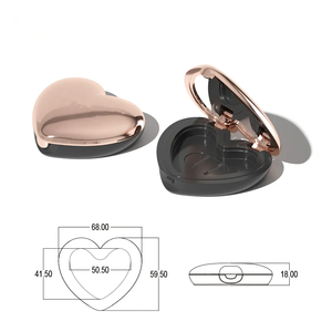 ตลับแป้งตลับแป้งตลับแป้งตลับแป้งตลับรูปหัวใจพร้อมโลโก้ตามสั่ง - Product Image 4