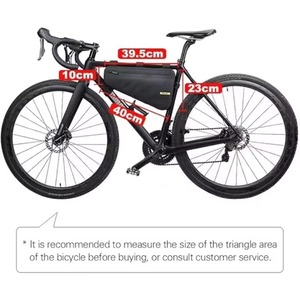 Échantillon Gratuit - Sacoche de Cadre de Vélo 2,7 Litres, Sacoche Triangulaire pour Vélo, Pochette Sous Cadre, Accessoires de Cyclisme Professionnels - Product Image 4