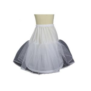 P1056A Venta al por mayor de un solo aro y faldas cortas hinchadas de un solo hilo para niñas, enagua de boda - Product Image 1