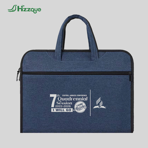 Bolso de Mano para Portátil Personalizado al por Mayor, de Gran Capacidad, Impermeable, de Tela Oxford, Maletín Portátil para Negocios - Product Image 6