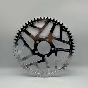 Nuevo Piñón Trasero <span class=keywords><strong>de</strong></span> Cadena TERA Metal 420 58T con Electroforesis Plateada para Motocicleta Todoterreno - Product Image 2