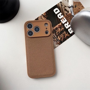 Funda de Teléfono de Cuero TPU de Color Sólido Anticaídas para Apple 17 Pro Max, para iPhone 16/15 14 13/12, Patrón de Luna, con Soporte para Teléfono - Product Image 6