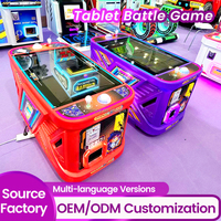 Machine de jeu d'arcade de table commerciale à monnayeur pour 2 joueurs, jeu de combat sur tablette, en plastique, version anglaise, OEM/ODM direct usine