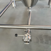 Cuve de Fermentation Conique Personnalisable de Haute Qualité 500L en Acier Inoxydable 304 de Qualité Alimentaire, Fermenteur Pressurisé pour Brasserie Artisanale