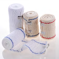 Bandage tubulaire médical en coton, haute élasticité, doux, à usage unique