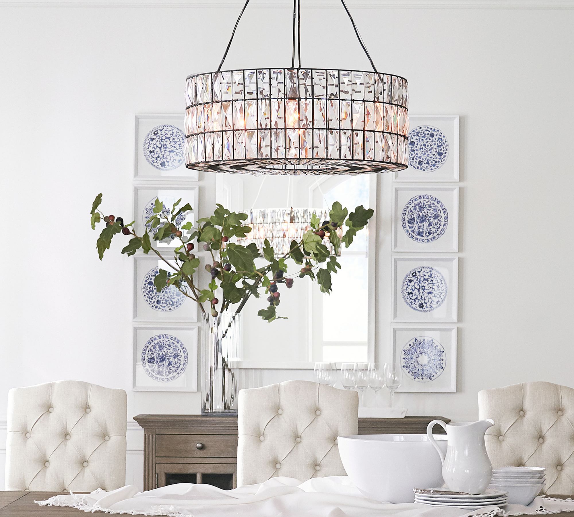 chandelier light luxury light crystal round chandelier