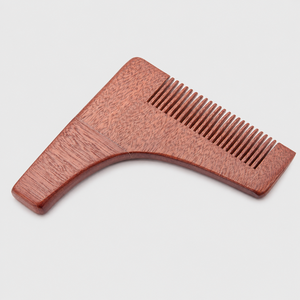 Outil de façonnage de barbe professionnel en bois Amoora, antistatique, résistant à la chaleur, personnalisable, <span class=keywords><strong>peigne</strong></span> à moustache – Vente en gros - Product Image 3