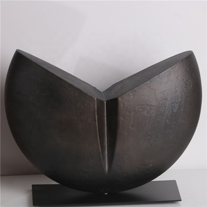 Accessori per la decorazione d'interni in metallo astratto <span class=keywords><strong>Vintage</strong></span> geometrico mostra pezzi decorazione per l'home Office in resina - Product Image 4