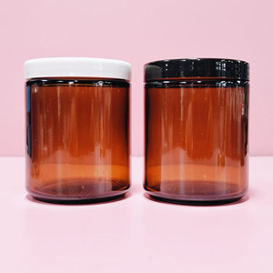 Customized Logo 20g/30g Eye Cream <b>Packaging</b> Transparent <b>Glass</b> Jar With Gold Screw Cap Cosmetic Lotion Round Jar - Product Image 2