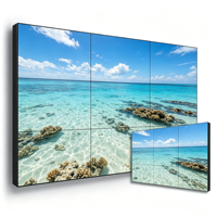 Écran Mural Vidéo LCD 55 65 0.88mm 1.8mm 3.5mm pour Sol 2K4K UHD 3*3/4*4 – Affichage Commercial pour Halls, Salles de Contrôle et Diffusion Publicitaire