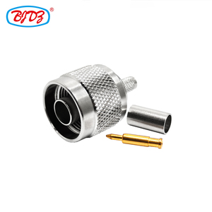 Connettore Maschio Tipo N Stile Crimp Compatibile con Cavi Coassiali RG58/<span class=keywords><strong>U</strong></span> RG142B LMR195 LMR200 LMR240 - Product Image 4