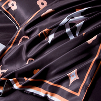 Ensemble de machines à coudre imprimées par sérigraphie rotative, style européen et américain, 100 % polyester, respirant, écologique, durable, 200 fils au pouce carré
