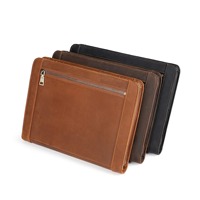 Vente en gros de sacs à documents en cuir véritable pour ordinateur portable M33 Crazy Horse de café sac OEM personnalisé de luxe pour les affaires mallette sac