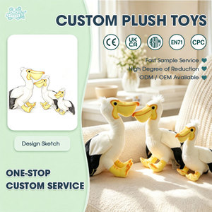 Ensemble de jouets en peluche renard personnalisés, animaux en peluche réalistes, jouets doux et câlins, OEM ODM, mascotte personnalisée, vente en gros directe d'usine, Pro - Product Image 1