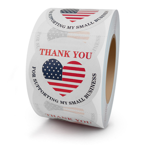 Pegatinas Adhesivas Impermeables de Agradecimiento para Regalos, Personalizables, OEM - Product Image 5