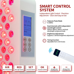 REDSKY Panneau de luminothérapie infrarouge LED rouge <span class=keywords><strong>à</strong></span> haute puissance 6000W pour tout le corps, dispositif de thérapie de qualité médicale professionnelle - Product Image 4