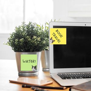 Xuyên biên giới đầy màu sắc mèo dính ghi chú mạnh mẽ dính <span class=keywords><strong>Memo</strong></span> dán sáng tạo dễ thương thương hiệu YL A3 xoắn ốc ràng buộc máy tính xách tay đánh dấu - Product Image 4