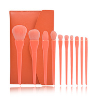 Ensemble de pinceaux de maquillage pour le visage Dongmei, 10 pièces, professionnels, écologiques, vegan, poils synthétiques de haute qualité