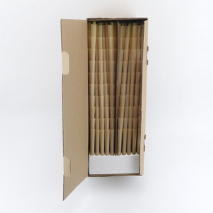 Stock 98mm 109mm Classic Brown King Size Pre-Made Cones <b>Rolling</b> Paper Tobacco Smoking Paper Cones 1000 Count <b>Box</b> Cigarette Cones - Product Image 5