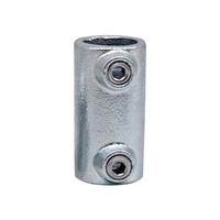 A149A Raccords de tuyauterie en fonte malléable à pince galvanisée de 26.9mm Connecteur de tuyau en fonte à manchon galvanisé à chaud 1 pièce quantité minimale de commande