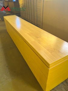 Tablero de Madera de Pino de Tres Capas Resistente al Agua de 21/27 mm, Panel de Encofrado Amarillo de 3 Capas para Encofrado de Hormigón - Product Image 2