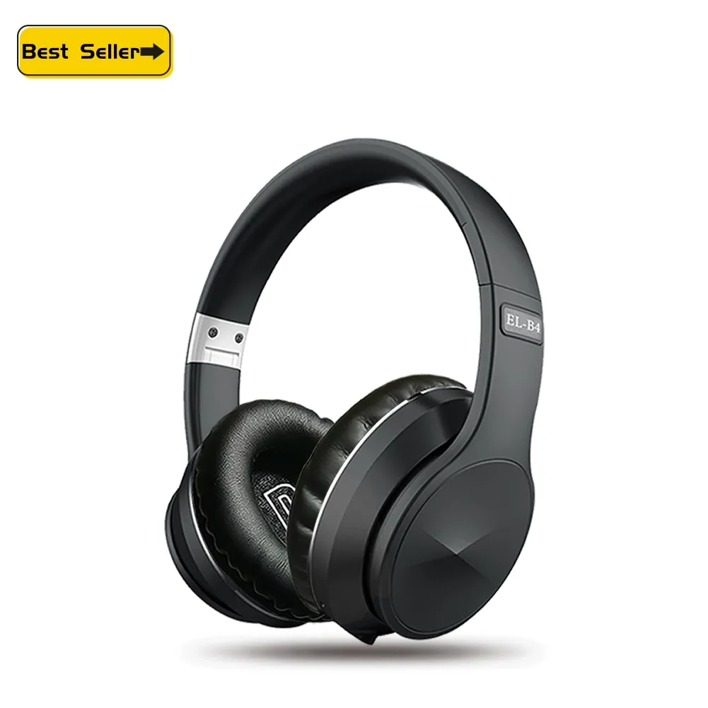 Factory custom branded noise cancelling wireless studio headphones bt v5.0 unique head set over-ear headphones